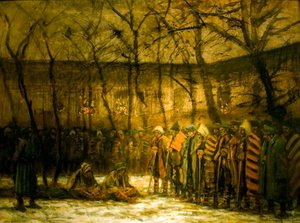 クリスマスの捕虜英語：Christmas_of_the_Prisoners_of_Warn 作： Laszlo Mednyanszky